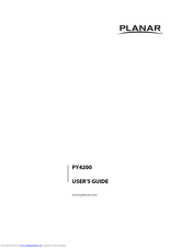 Planar PY4200 User Manual