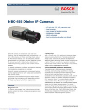 Bosch NBC-455 Brochure & Specs