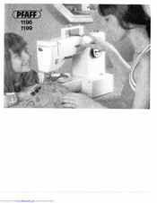 PFAFF 1196 Instruction Book