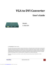 Avenview C-VGA-DVI User Manual