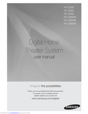 Samsung HT-C550 User Manual
