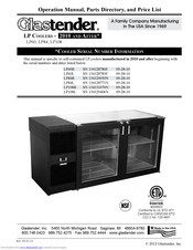 Glastender LP84R Operation Manual, Parts Directory, And Price List