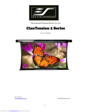 Elite Screens CineTension 2 Series User Manual