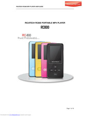 RICATECH RC800 User Manual