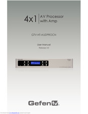 Gefen GTV-HT-AUDPROCN User Manual