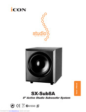 ICON SX-Sub8A Owner's Manual