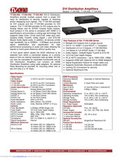 TV One TASK 1T-DA-564 Specifications
