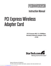StarTech.com PEX300WN2X3 Instruction Manual