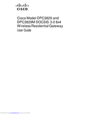 Cisco DPC3829M User Manual