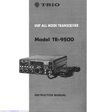 Trio TR-9500 Instruction Manual