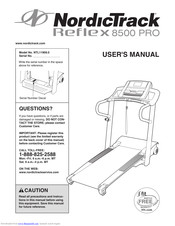 NordicTrack Reflex 8500 Pro Treadmill User Manual