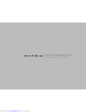 Matrix G1 STRENGTH G1MG30LS User Manual