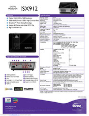 Benq SX912 Specifications