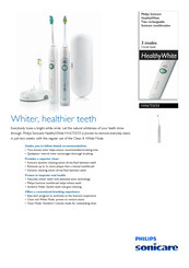 Philips Sonicare HealthyWhite HX6733/33 Brochure & Specs