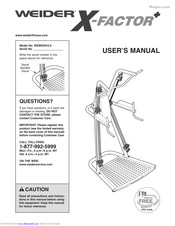 weider x factor manuals manualslib