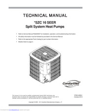 ComfortNET SZC 16 SEER Technical Manual