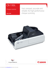 Canon imageFORMULA CR-190i Brochure & Specs