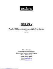 Calibre PICA93LV User Manual