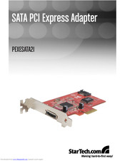 StarTech.com PEXESATA2I Instruction Manual