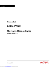 Avaya P460 Reference Manual