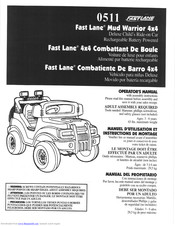 Fast Lane Mud Warrior 4x4 0511 Operator's Manual With Assembly Instructions