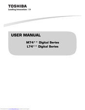 Toshiba M74 Series User Manual