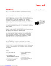 Honeywell HCD484E Specifications