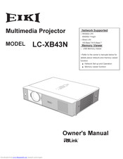 Eiki LC-XB43N Owner's Manual