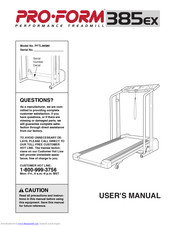 Pro-Form PFTL38580 User Manual