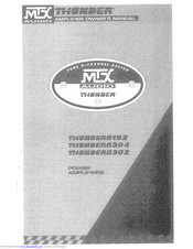 MTX Thunder 8302 Owner's Manual