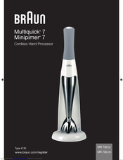 Braun MR 730 cc Quick Manual