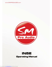 SM ProAudio IN5E Operating Manual