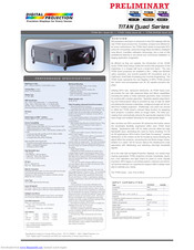 Digital Projection TITAN WUXGA Quad 3D Specifications