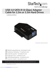 StarTech.com USB3S2SATA3 User Manual