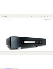 Primare CD32 User Manual