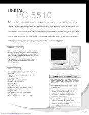 Compaq DIGITALPC 5510 Brochure & Specs