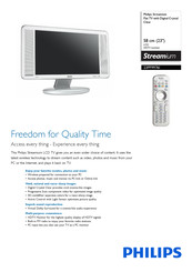 Philips Streamium 23PF9976i Specifications
