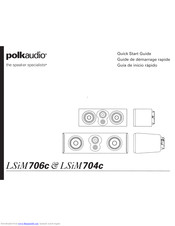 Polk Audio LSiM704c Quick Start Manual