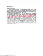 Virtual Reality VRPD7 User Manual