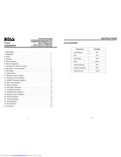Boss Audio Systems BV9996B Instructions Manual