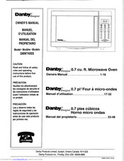 Danby Designer DMW745SS Owner's Manual