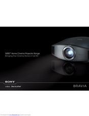Sony VPL-VW200 - SXRD Projector - HD 1080p Brochure & Specs