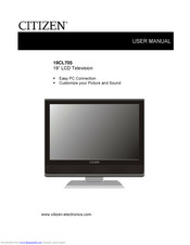 Citizen 19CL705 User Manual