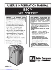 U.S. Boiler Company ESC User's Information Manual