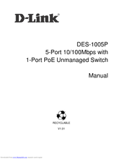 D-Link DES-1005P Manual