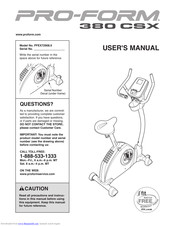 Pro-Form PFEX72908.0 User Manual