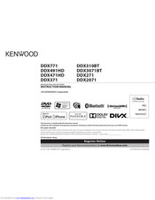 Kenwood DDX2071 Instruction Manual
