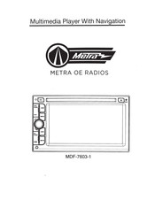 Metra Electronics MDF-7603-1 User Manual