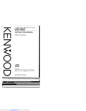 Kenwood UD-952 Instruction Manual