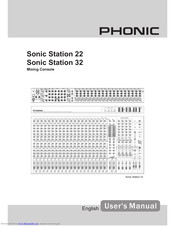 Phonic Sonic Station 32 User Manual